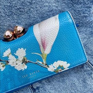 Ted Baker Clutch Wallet blue harmony design